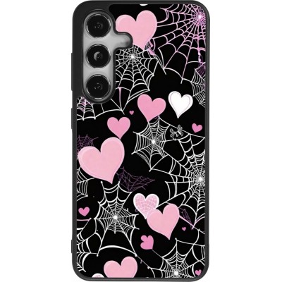 Samsung Galaxy S25 Case Hülle - Silikon schwarz Halloween 2024 girly