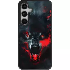 Coque Samsung Galaxy S25 - Silicone rigide noir Halloween 2024 mad werewolf