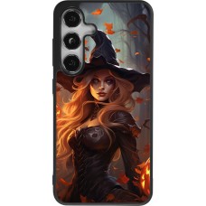 Coque Samsung Galaxy S25 - Silicone rigide noir Halloween 2024 sexy witch