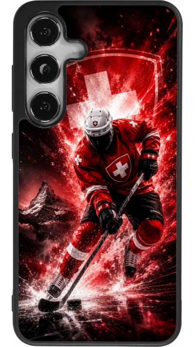 Coque Samsung Galaxy S25 - Silicone rigide noir Hockey World Championship Player