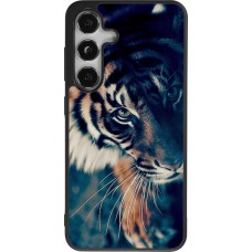 Coque Samsung Galaxy S25 - Silicone rigide noir Incredible Lion