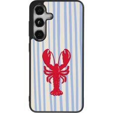 Samsung Galaxy S25 Case Hülle - Silikon schwarz Red lobster 2026