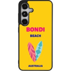 Coque Samsung Galaxy S25 - Silicone rigide noir Pop Summer Destination Bondi