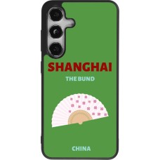 Coque Samsung Galaxy S25 - Silicone rigide noir Pop Summer Destination Shanghai