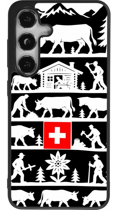 Samsung Galaxy S25 Case Hülle - Silikon schwarz Poya Schweiz 1 schwarz