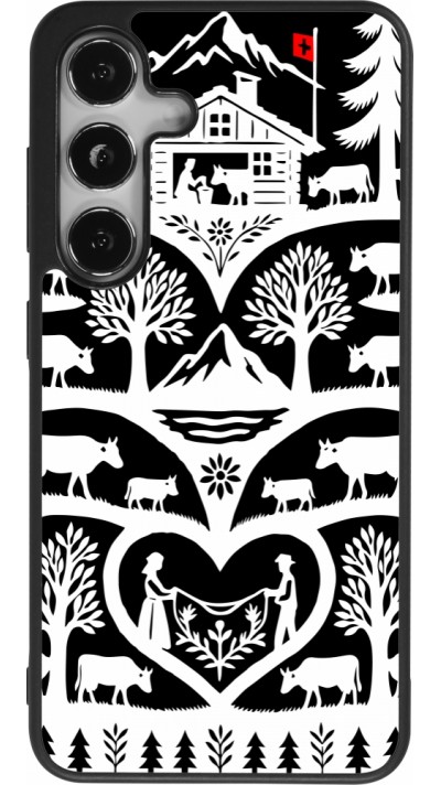 Samsung Galaxy S25 Case Hülle - Silikon schwarz Poya Schweiz 2 schwarz