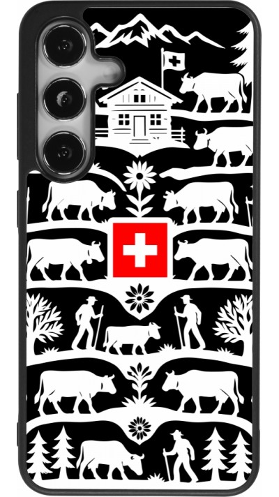 Samsung Galaxy S25 Case Hülle - Silikon schwarz Poya Schweiz 3 schwarz