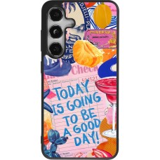 Coque Samsung Galaxy S25 - Silicone rigide noir Preppy Today is Going to be a good day