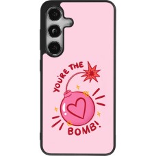 Coque Samsung Galaxy S25 - Silicone rigide noir Saint Valentines Day 26 You are the bomb
