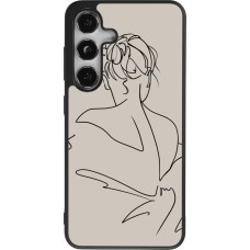 Samsung Galaxy S25 Case Hülle - Silikon schwarz Salnikova 05