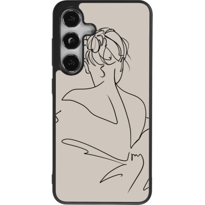 Samsung Galaxy S25 Case Hülle - Silikon schwarz Salnikova 05