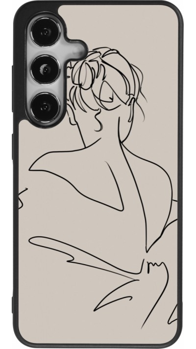 Coque Samsung Galaxy S25 - Silicone rigide noir Salnikova 05