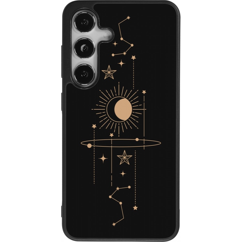 Samsung Galaxy S25 Case Hülle - Silikon schwarz Spring 23 astro