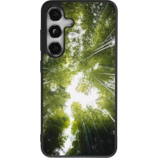 Samsung Galaxy S25 Case Hülle - Silikon schwarz Spring 23 forest blue sky