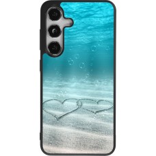 Coque Samsung Galaxy S25 - Silicone rigide noir Summer 18 19