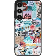 Samsung Galaxy S25 Case Hülle - Silikon schwarz Summer 20 collage