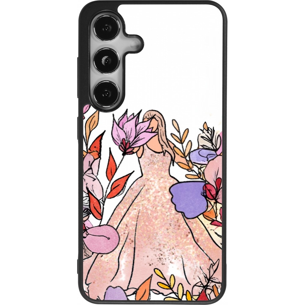 Coque Samsung Galaxy S25 - Silicone rigide noir Taylor Swift Sketch - White