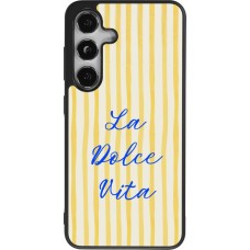 Samsung Galaxy S25 Case Hülle - Silikon schwarz The good life 2026