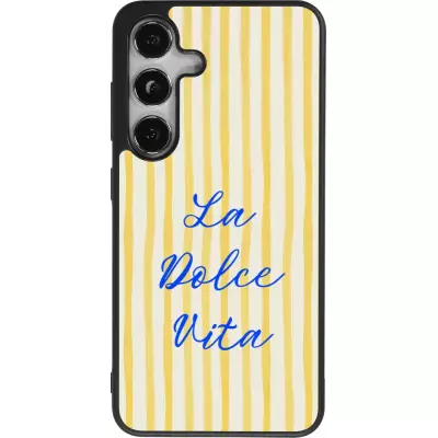 Coque Samsung Galaxy S25 - Silicone rigide noir The good life 2026
