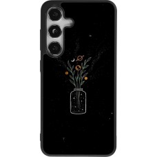 Samsung Galaxy S25 Case Hülle - Silikon schwarz Vase black