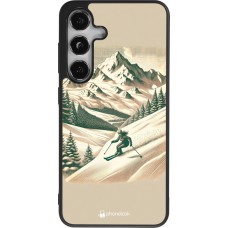 Samsung Galaxy S25 Case Hülle - Silikon schwarz Vintage Skiberg