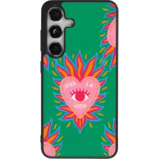 Coque Samsung Galaxy S25 - Silicone rigide noir Viva la vida 2026