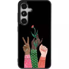 Coque Samsung Galaxy S25 - Silicone rigide noir Womens day 2026 2