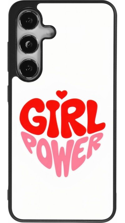 Coque Samsung Galaxy S25 - Silicone rigide noir Womens day 2026 6