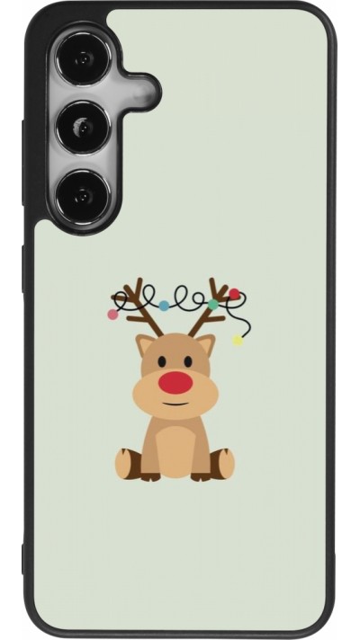 Samsung Galaxy S25 Case Hülle - Silikon schwarz Christmas 22 baby reindeer