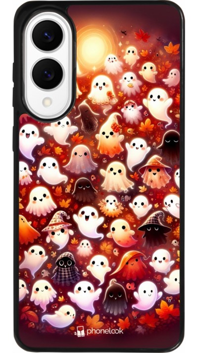 Samsung Galaxy S25 Edge Case Hülle - Silikon schwarz Gespenster Herbst niedlich