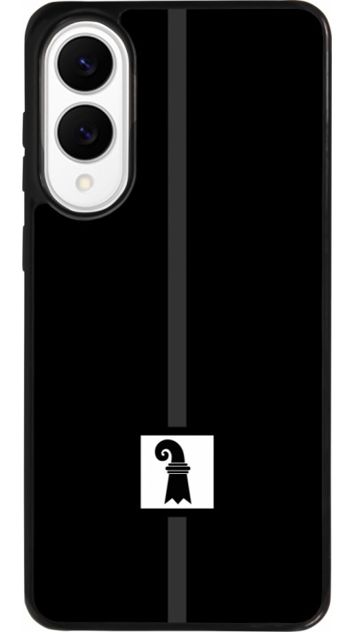 Samsung Galaxy S25 Edge Case Hülle - Silikon schwarz Kanton BS schwarz