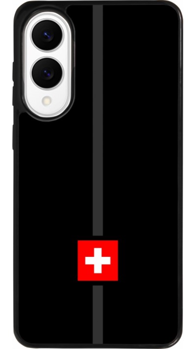 Samsung Galaxy S25 Edge Case Hülle - Silikon schwarz Kanton CH schwarz