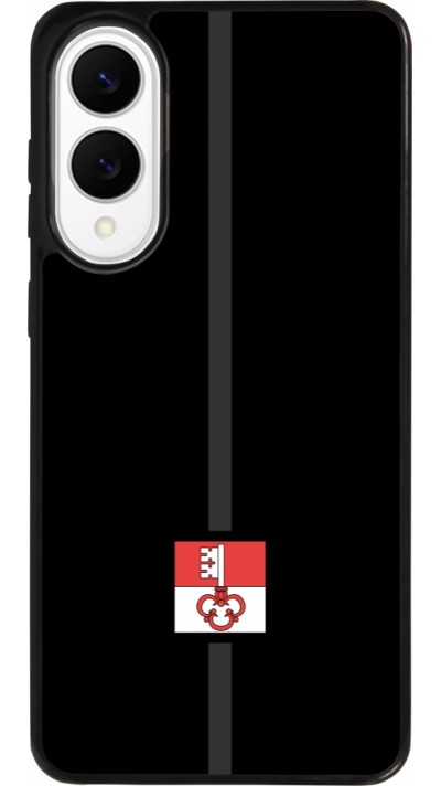 Samsung Galaxy S25 Edge Case Hülle - Silikon schwarz Kanton OW schwarz