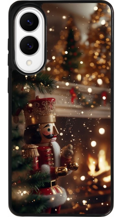 Samsung Galaxy S25 Edge Case Hülle - Silikon schwarz Christmas 25 Xmas Nutcracker