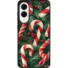 Coque Samsung Galaxy S25 Edge - Silicone rigide noir Christmas 25 Xmas Stick