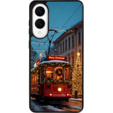 Samsung Galaxy S25 Edge Case Hülle - Silikon schwarz Christmas 25 Xmas Train
