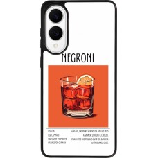 Samsung Galaxy S25 Edge Case Hülle - Silikon schwarz Cocktail Rezept Negroni