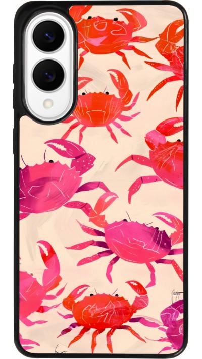 Samsung Galaxy S25 Edge Case Hülle - Silikon schwarz Crabs Paint