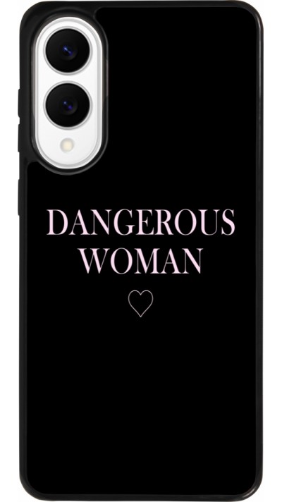 Coque Samsung Galaxy S25 Edge - Silicone rigide noir Dangerous woman