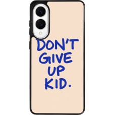 Samsung Galaxy S25 Edge Case Hülle - Silikon schwarz Dont give up kid 2026
