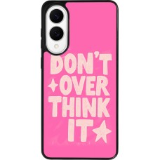 Coque Samsung Galaxy S25 Edge - Silicone rigide noir Dont over think it 2026