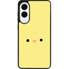 Coque Samsung Galaxy S25 Edge - Silicone rigide noir Easter 2026 Little chicken