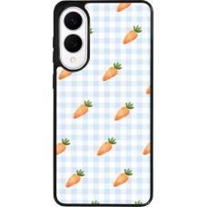 Coque Samsung Galaxy S25 Edge - Silicone rigide noir Easter 2026 Pattern carrots