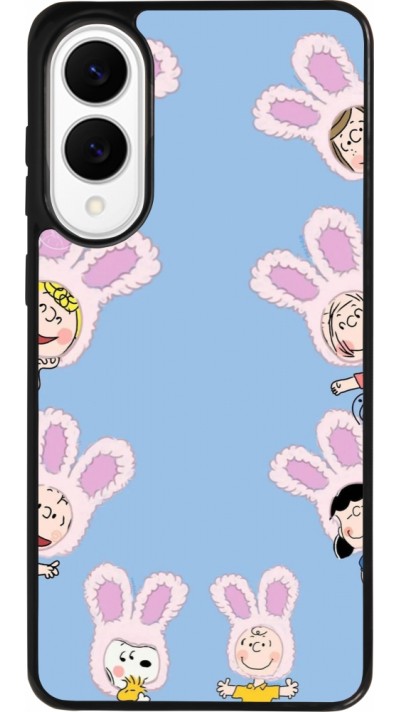 Coque Samsung Galaxy S25 Edge - Silicone rigide noir Easter 2026 Snoopy