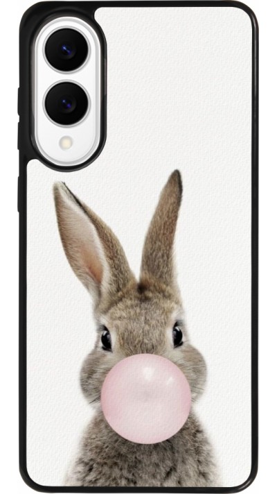 Coque Samsung Galaxy S25 Edge - Silicone rigide noir Easter 2023 bubble gum bunny