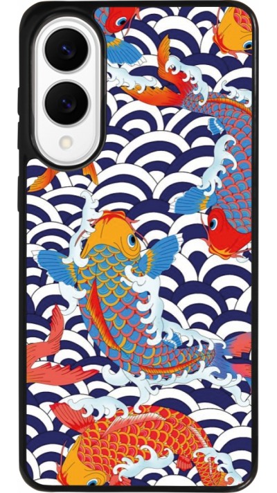 Coque Samsung Galaxy S25 Edge - Silicone rigide noir Easter 2023 japanese fish