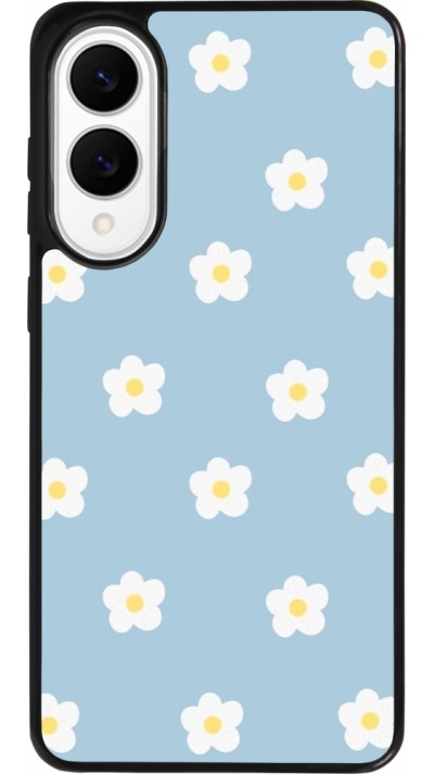 Coque Samsung Galaxy S25 Edge - Silicone rigide noir Easter 2024 daisy flower