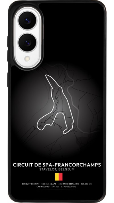 Samsung Galaxy S25 Edge Case Hülle - Silikon schwarz F1 Track 2025 Belgium