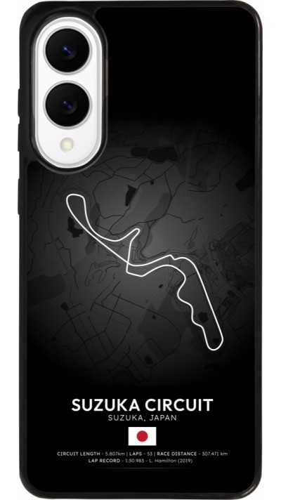 Samsung Galaxy S25 Edge Case Hülle - Silikon schwarz F1 Track 2025 Japan