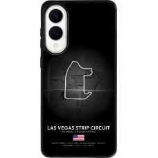 Coque Samsung Galaxy S25 Edge - Silicone rigide noir F1 Track 2025 Las Vegas